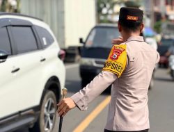 Aksi Mahasiswa UMPAR Berjalan Damai, Kapolres Parepare Turun Langsung Kaji Arus Lalu Lintas