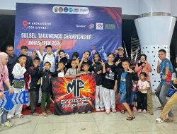 MF Taekwondo Sulbar Borong 13 Medali di UNHAS Open 2026